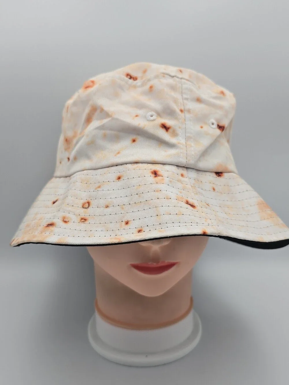 Unbranded Tortilla/Cracker Print Bucket Hat